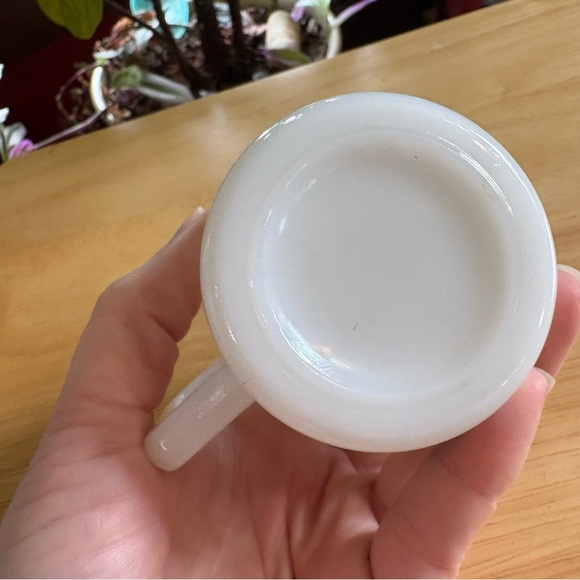 1950s Hazel Atlas Milk Glass Cowboy Graphic Mug - Picture 7 of 8